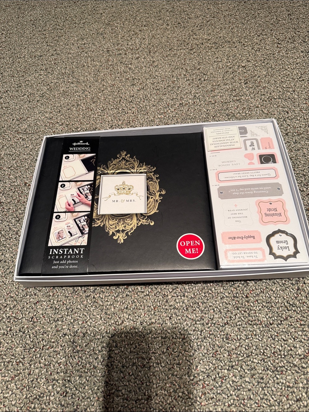 Hallmark wedding scrapbook